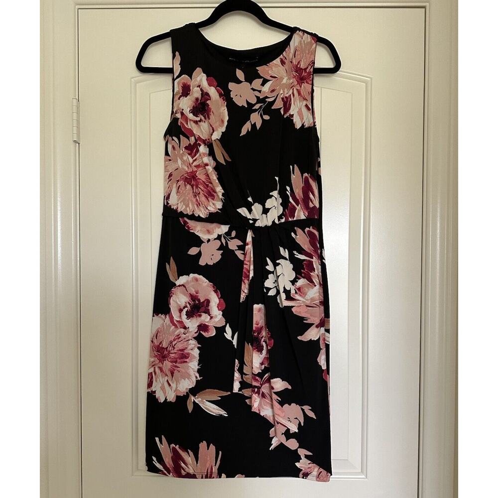 White House Black Market Sleeveless Floral Print Dress Small